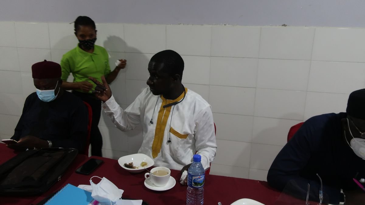 Participants in discussion